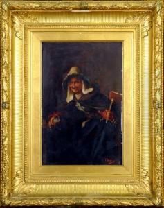 Femme Au Parapluie
