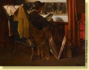 L'amateur De Gravures by Josse Impens