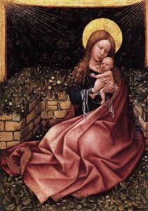Madonna by a Grassy Bank