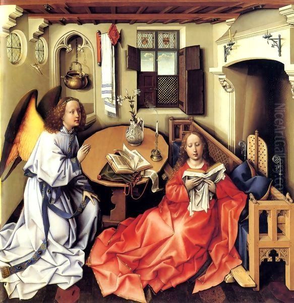 Mérode Altarpiece - Central Panel - view 1