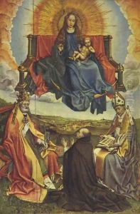 Holy Virgin in the glory