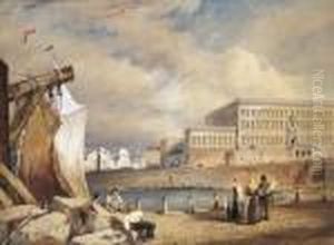 Kungliga Slottet, Stockholm by Joseph Murray Ince