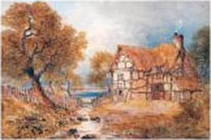 A Cottage By A Stream