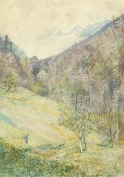 Swiss Mountain Scene - view 1