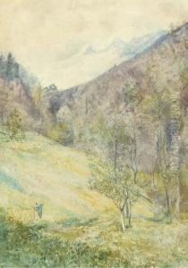 Swiss Mountain Scene