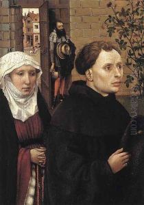 Mérode Altarpiece (detail) 3 by Robert Campin