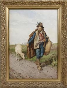 Bagpiper W/sheep