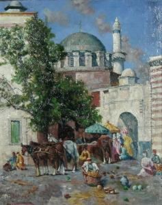 Mosque And Bazaar