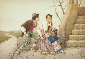 Country Courtship by Filippo Indoni