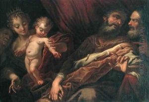 The Infant Moses Standing on the Pharaoh's Crown