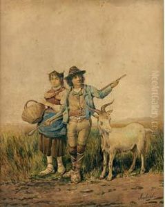 Couple De Bergers Italiens