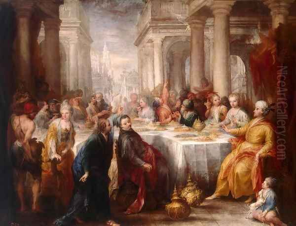 Feast of Belshazzar - view 1