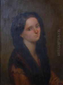 Ritratto Di Donna Con Velo Nero