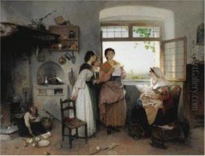 Donne Romane by Girolamo Induno