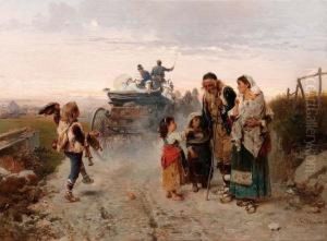 Ritorno - 1874 by Girolamo Induno