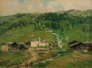 Santa Caterina In Val Furva by Girolamo Induno