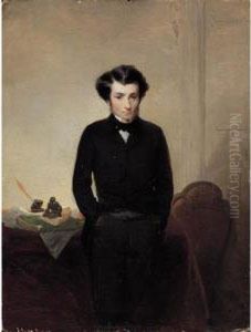 Ritratto Di Giovan Battista Bottero by Girolamo Induno