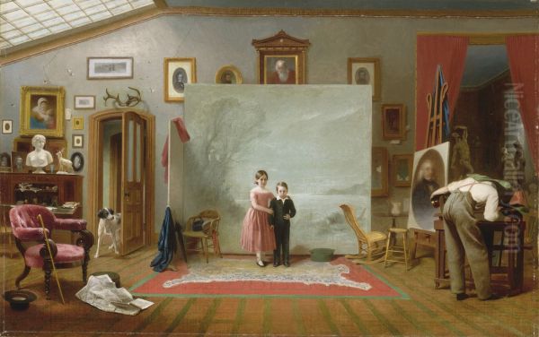 Interior with Portraits, 1865 - view 1