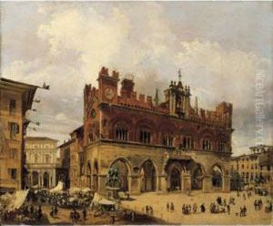 Piazza Cavalli Di Piacenza