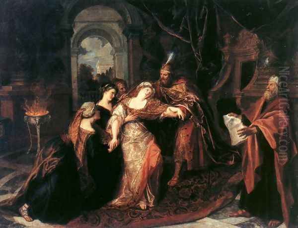 The Swooning of Esther c. 1704 by Antoine Coypel