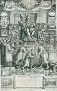 Louis XIV at Versailles receiving the ambassadors of the King of Siam Louis XIV at Versailles receiving the ambassadors of the King of Siam