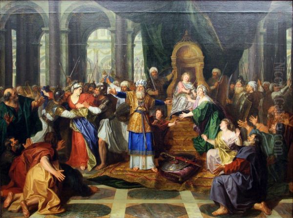 Athaliah Expelled from the Temple - view 1