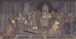 Athaliah chased from the Temple by Antoine Coypel