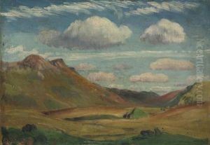 Valley With Arenig On The Left by James Dickson Innes