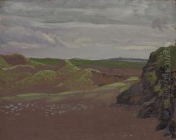 Open Landscape With Rocks - view 1