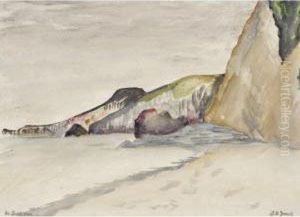 The Beach, St Ives, Cornwall by James Dickson Innes