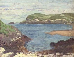 A Rocky Cove by James Dickson Innes