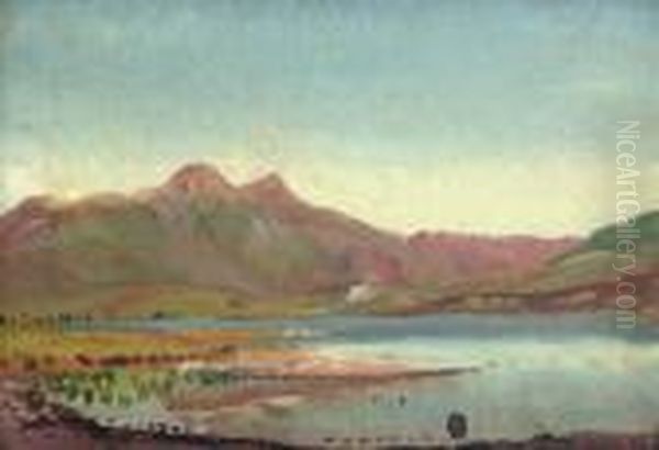 Mountains And Lake, Wales - view 1