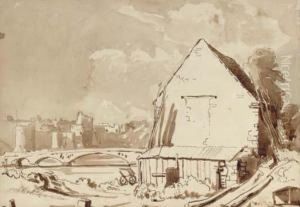 The Old Barn by James Dickson Innes