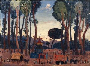 The Fair At Perpignan by James Dickson Innes