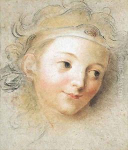 The head of a boy