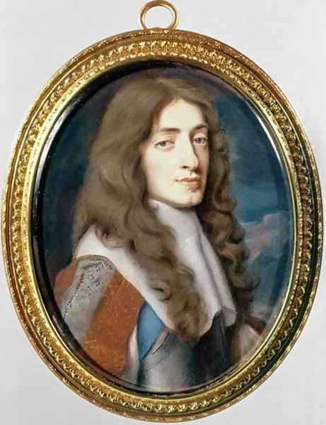 Miniature of James II as the Duke of York, 1661 by Samuel Cooper