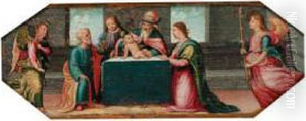 The Circumcision- A Predella Panel - view 1
