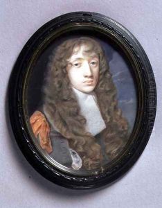 Portrait Miniature of a Young Man in Grey, c.1660-5 by Samuel Cooper
