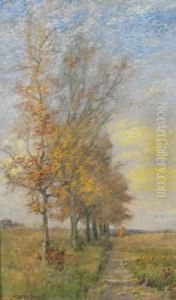 Autumnlandscape by Albert B. Insley