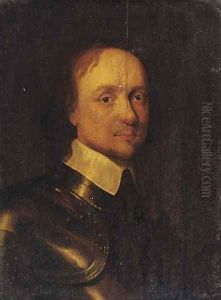 Portrait of Oliver Cromwell (1599-1658), bust-length, in armour