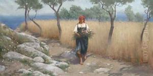 Summer Flowers, Capri by Charles Caryl Coleman