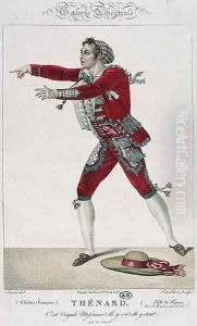 The Actor Thenard in the Role of Figaro in 'The Barber of Seville' by Sebastien Coeure