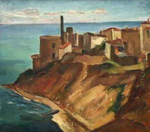 Cliffs In Constanta by Petre Iorgulescu Yor