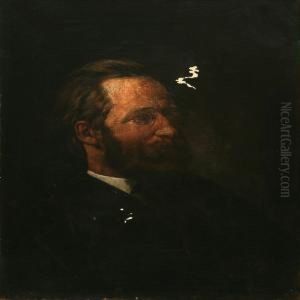 Portrait Of The Danish Painter Edvard Petersen