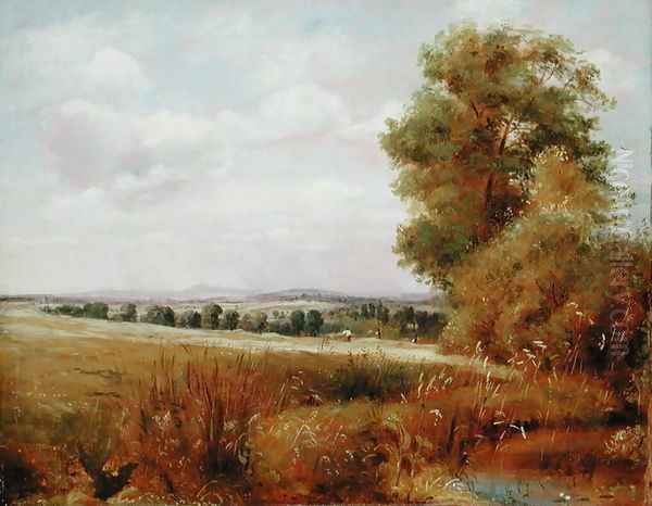 Landscape at Hampstead with Harrow in the Distance, c.1849-55 - view 1