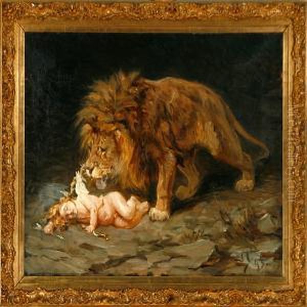 Amor And The Lion - view 1