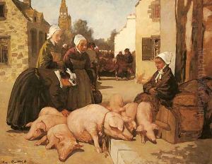 Selling Livestock by Charles Cottet