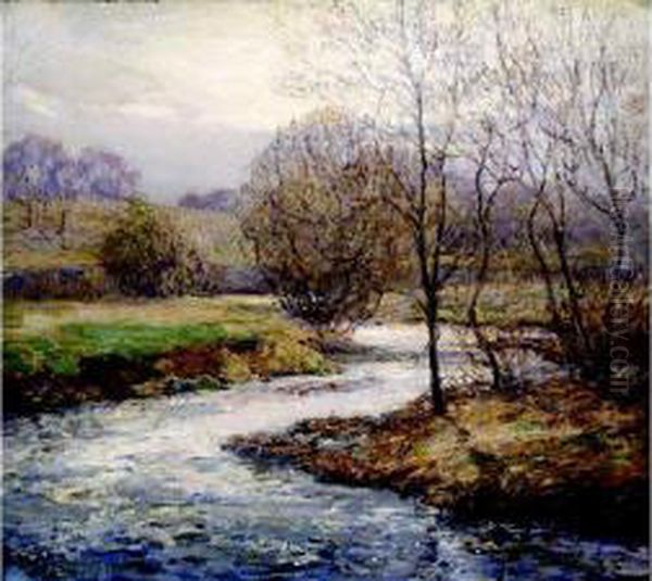 Stream In Winter - view 1