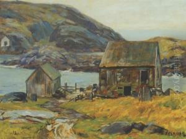 Early Evening, Monhegan Harbor - view 1