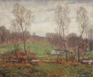 Houses Through The Trees by Wilson Henry Irvine
